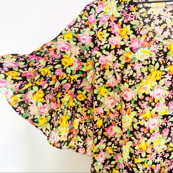 LES RÊVERIES Floral Silk Crepe De Chine Dress 6 - Picture 6 of 11